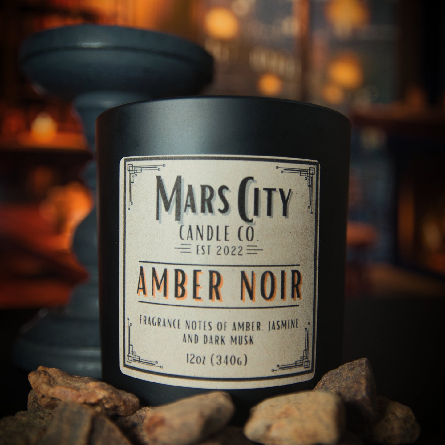 Amber Noir Candle